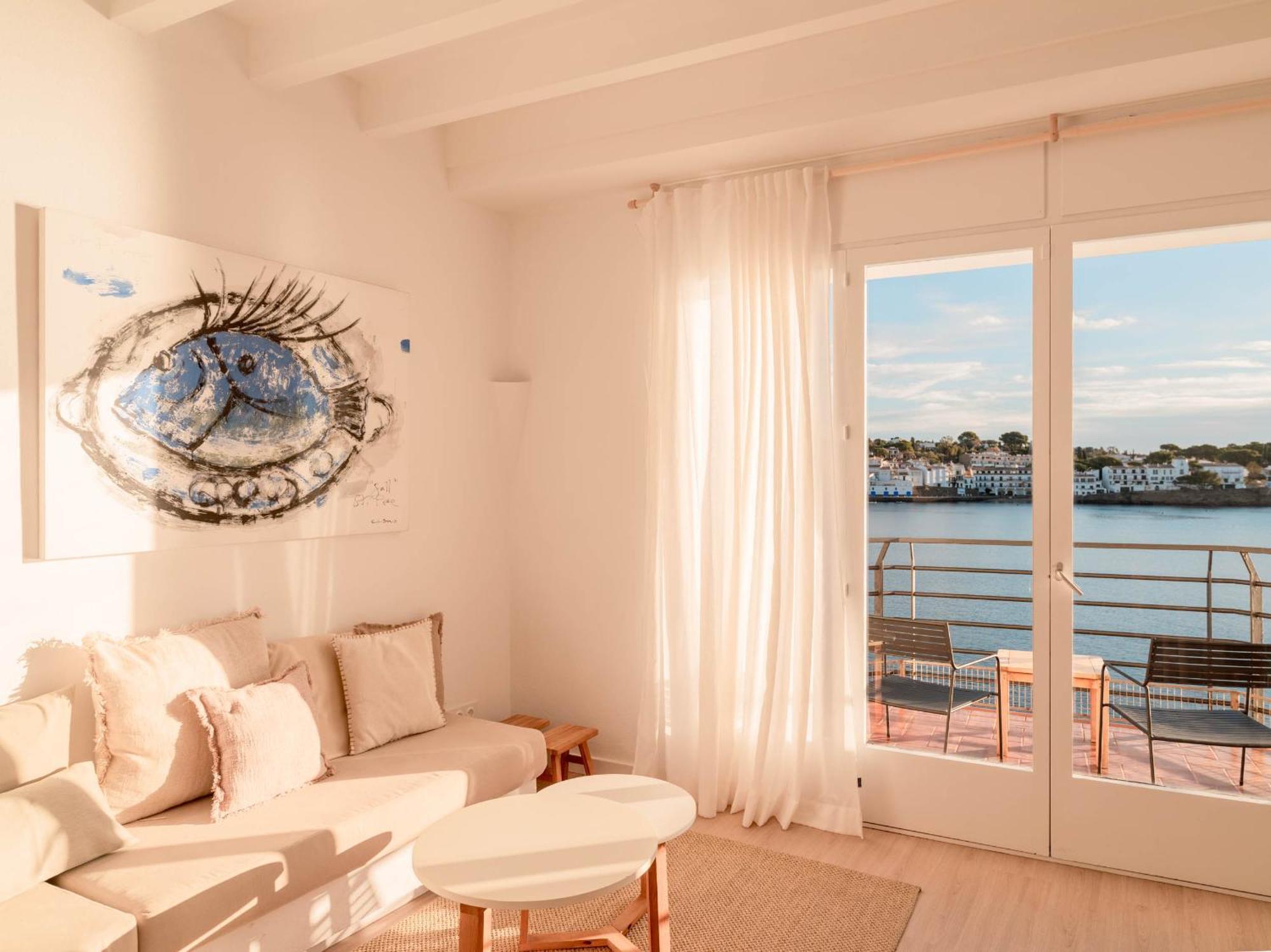 Luminoso apartamento en Cadaqués con vistas al mar Exterior foto